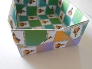 2枚重ね折紙の箱002 - コピー