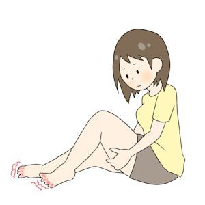 しもやけの足指02 - コピー